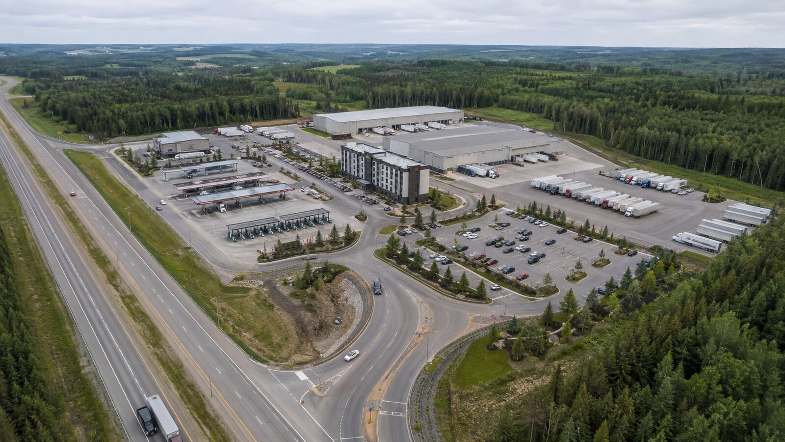 Fort McMurray gateway concept — logistics and commercial uses