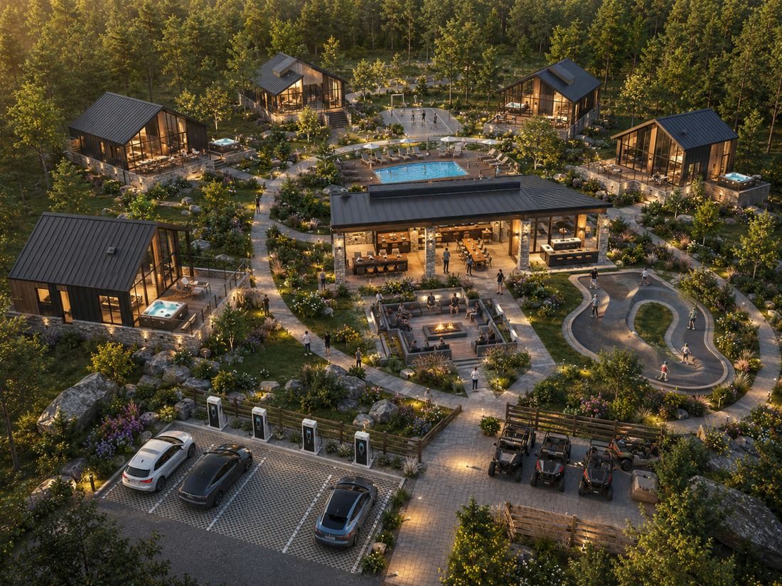 Resort amenity concept rendering